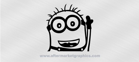 Minion Waving Decal